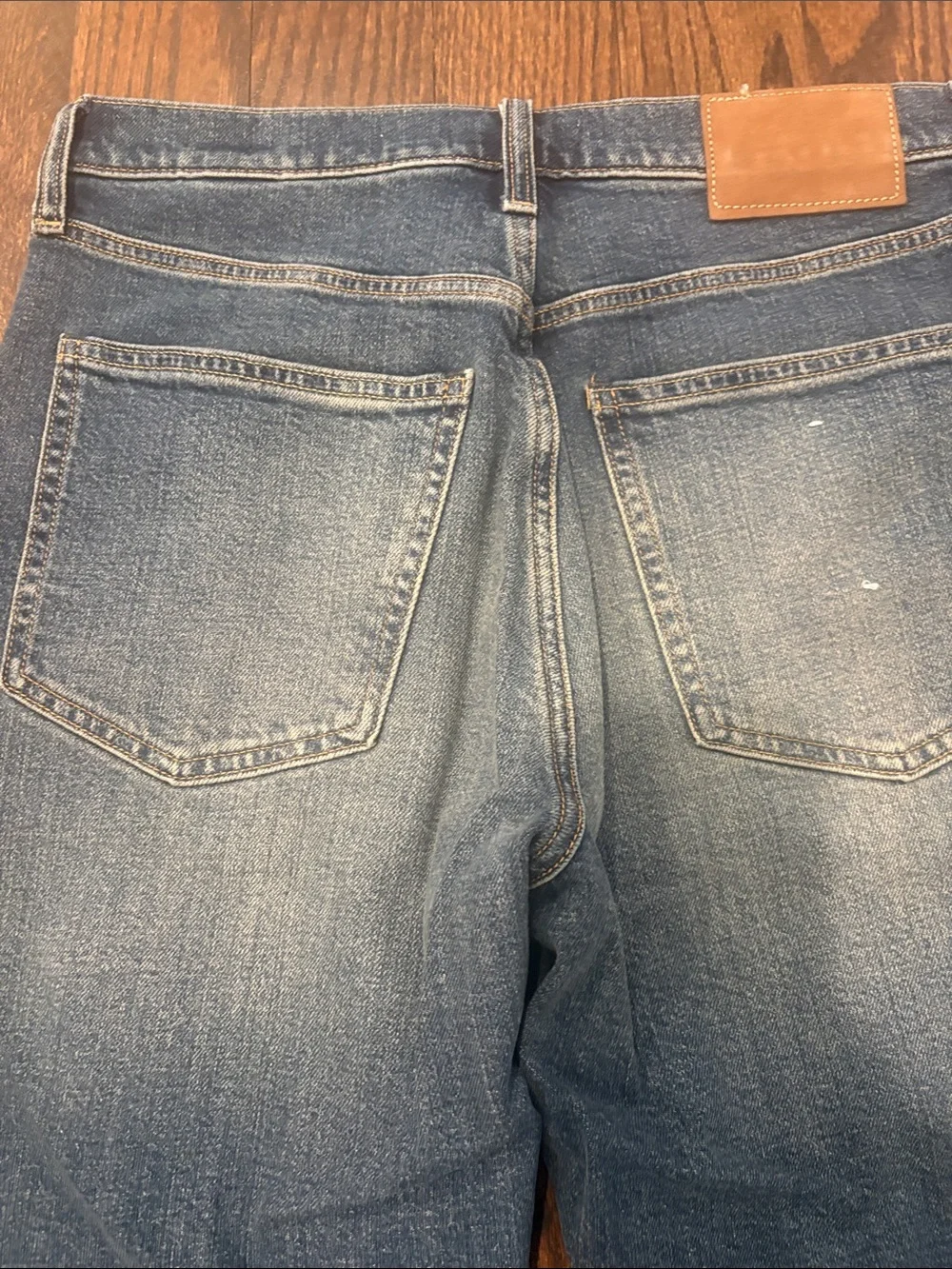 BR Banana Republic Classic Men’s Blue Washed Straight-Leg Jeans 31/30